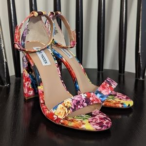 Steve Madden floral heeled sandals